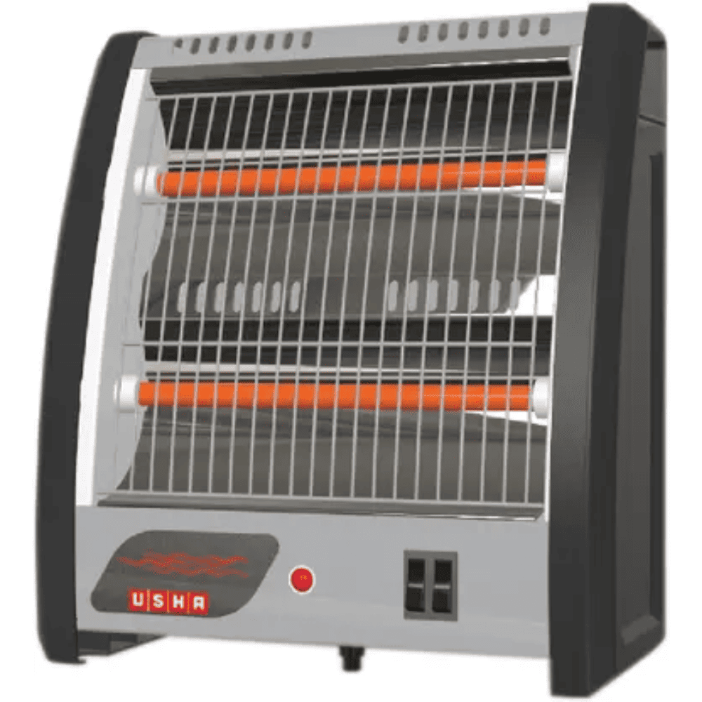 Usha 800 Watts Quartz with 2 Rod Room Heater (4302N, Grey)
