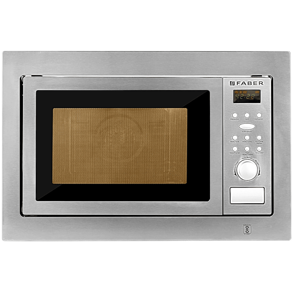 Faber 25 Ltrs Stainless Steel Convection Microwave Oven (FBIMWO 25 LCGS/FG,Silver)