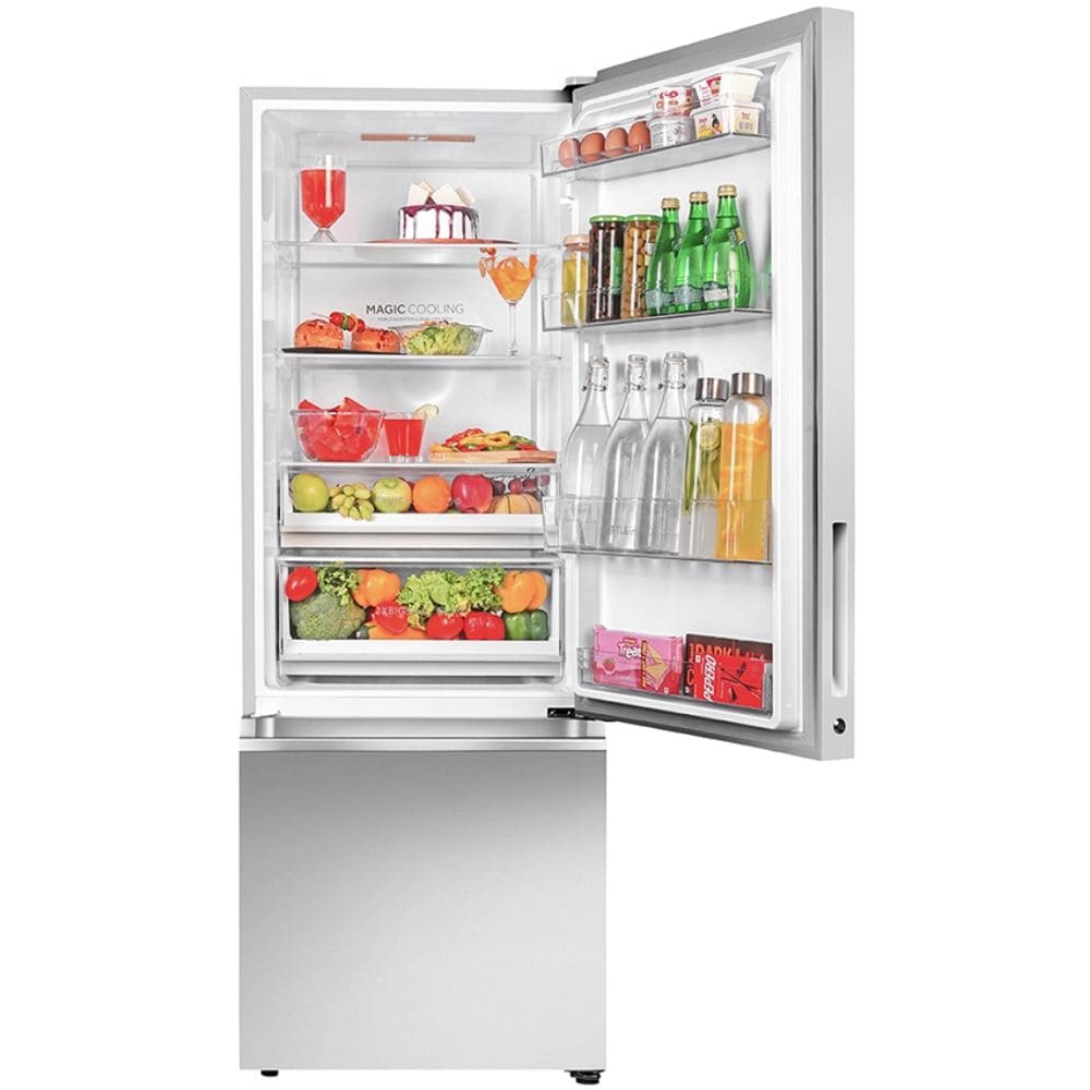 Haier 355 Ltrs 3 Star, Inverter Frost Free, Double Door Refrigerator (HRB-4053PMG-P)