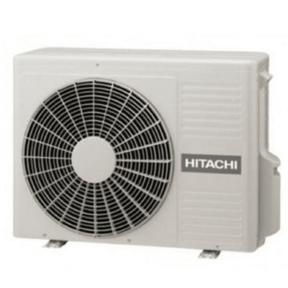 Hitachi Ryoku Outdoor Carbon Steel AC Stand with Shelf Bracket, White