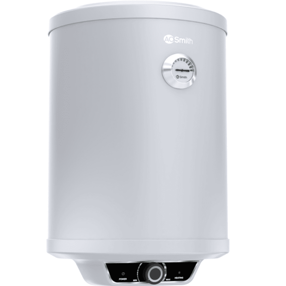 AO Smith 25 Ltrs Vertical Storage Wall Maounting Heater Geyser (25L ELEGANCE Prime, White)