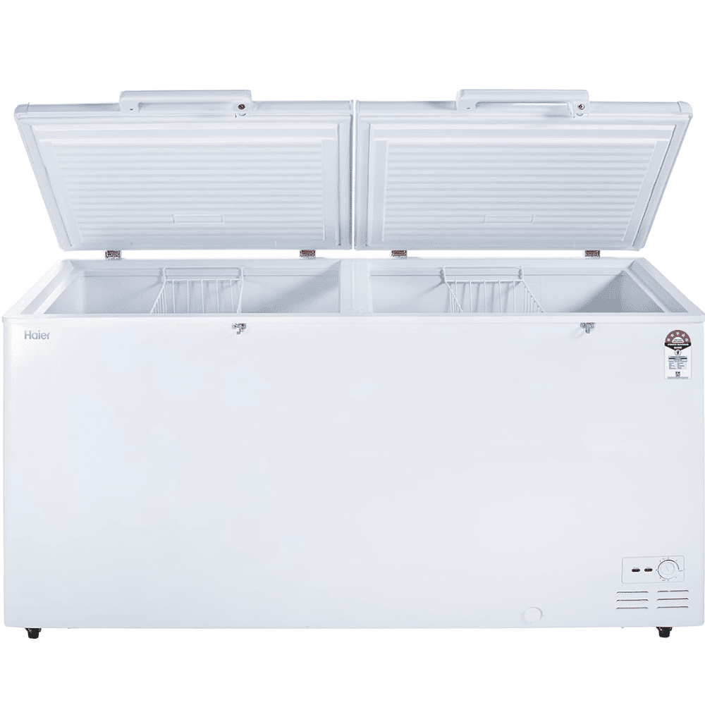 Haier HFC-788DM5, 788 Ltrs hard Top chest Double Door Convertible Deep Freezer, White