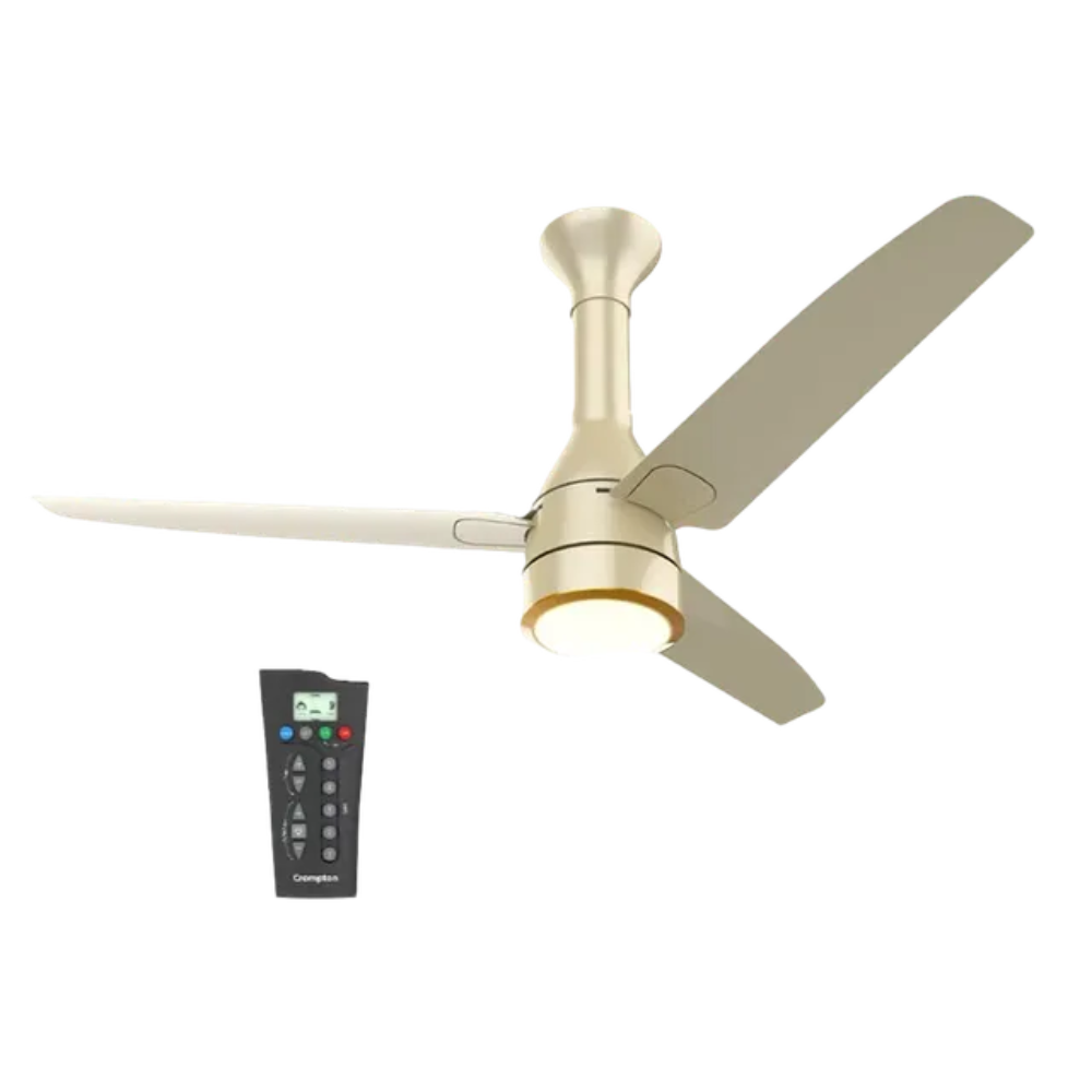 Crompton 1200mm 3 Blade 5 Star BLDC Motor Ceiling Fan (Roverr Underlight)