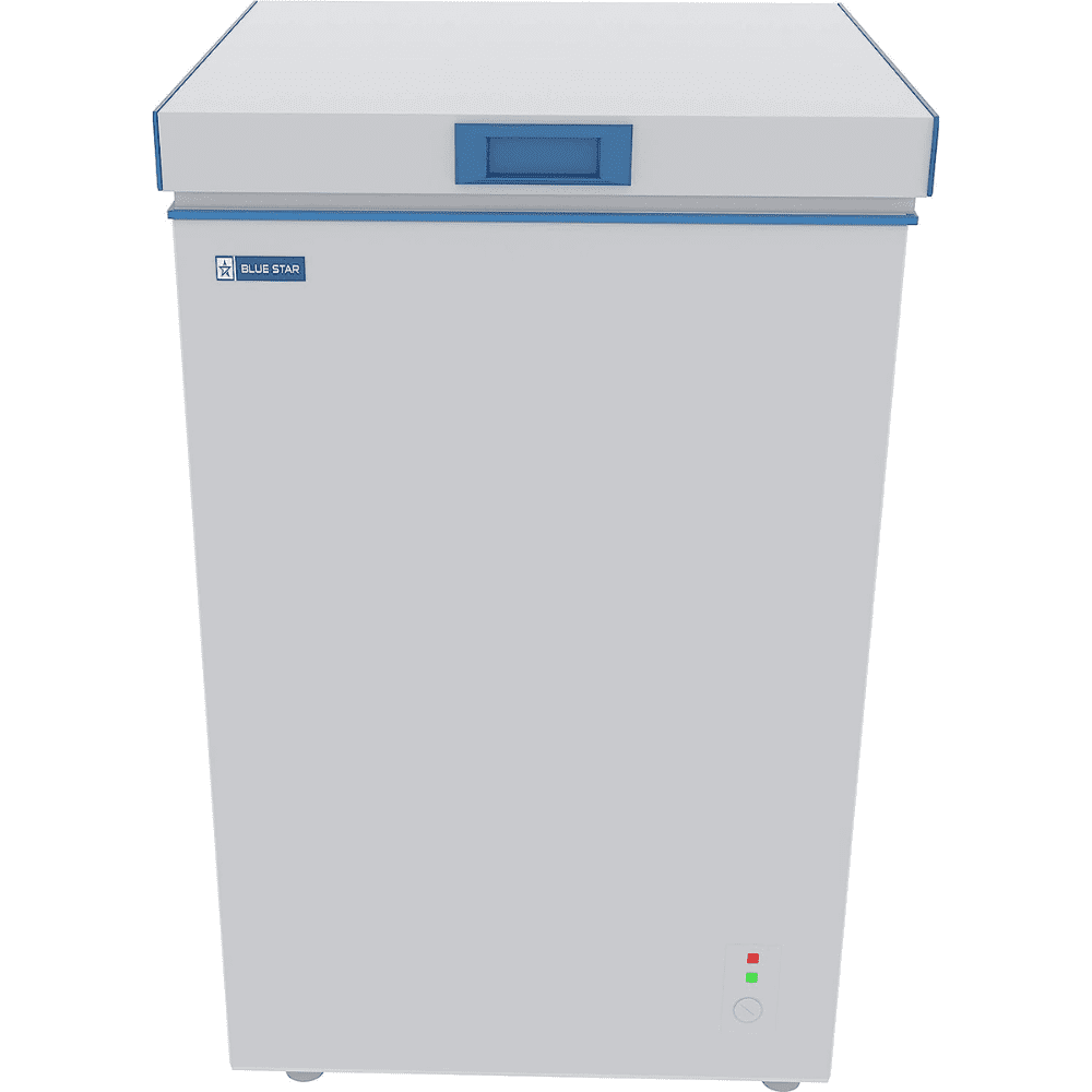Blue Star CHFSD100DHSW, 95 Ltrs Single Door Deep Freezer, White