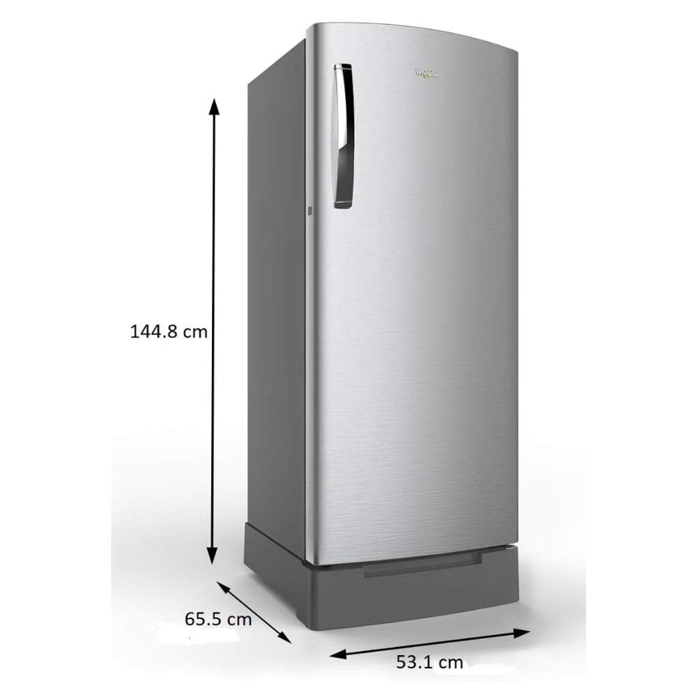 Whirlpool 200 Ltrs, 3 Star Direct Cool Single Door Refrigerator (215 IMPRO PRM 3S COOL ILLUSIA Z)