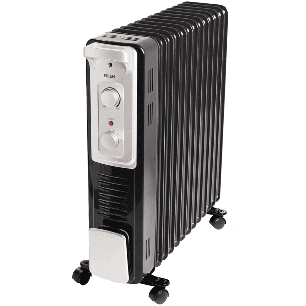 Glen 13 Straight Fins 2900 Watts Electric Oil Filled Room Heater with PTC Fan (HA7015OR13, Black)