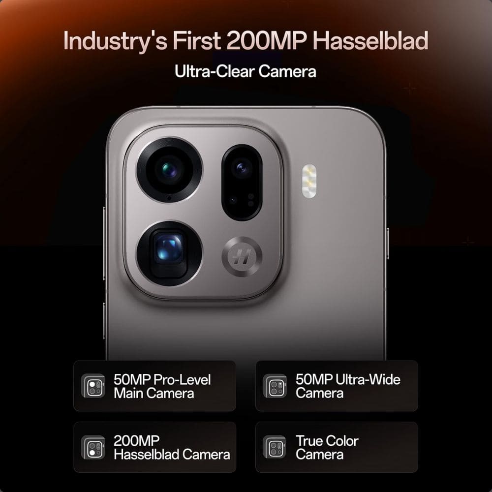 OPPO FIND X9 PRO CPH2791 16/512GB, Powerful 5G with Camera Control Android Phone (Multi Colour)
