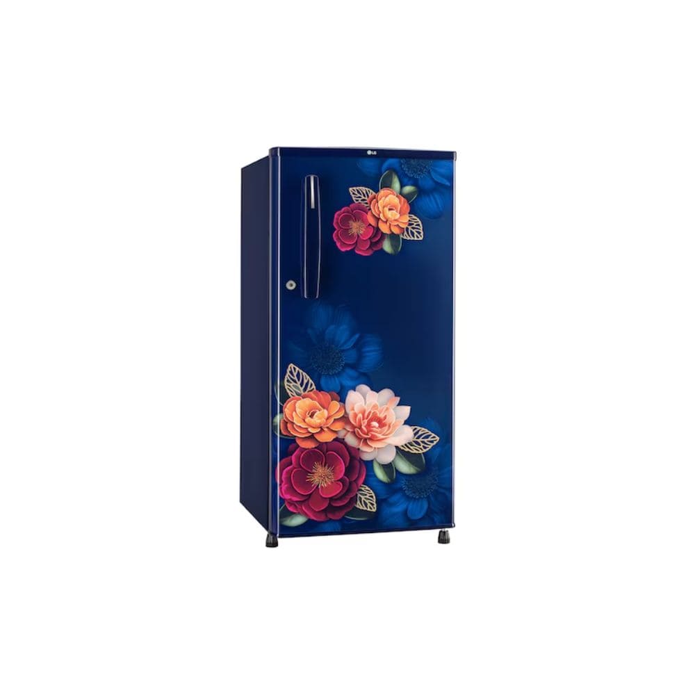 LG 185 Ltrs 1 Star Direct Cool Single Door Refrigerator (GLD1915WOBK, Blue Klase)