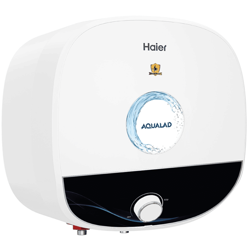 Haier 25 Ltrs Storage 5 Star Wall Mounting Water Heater Geyser (ES25V-AQUALAD BLACK)