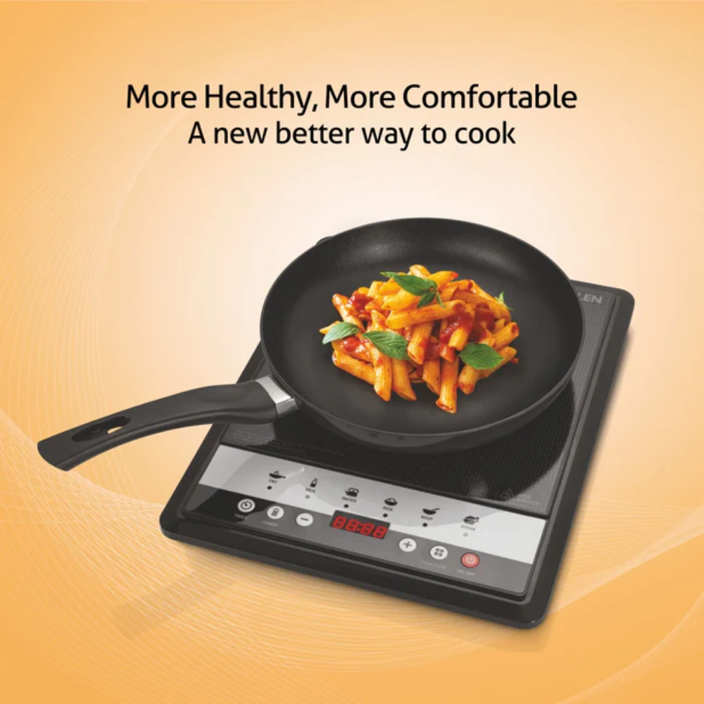 Glen SA 3071 IN, 2000 Watts Single Induction Cooktop Stove with 6 Pre-set Cooking Functions