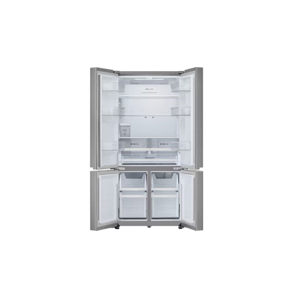 LG 604 Ltrs, 2 Star Frost Free French Door Smart Refrigerator (GVF25FFLJB,Prime Silver)
