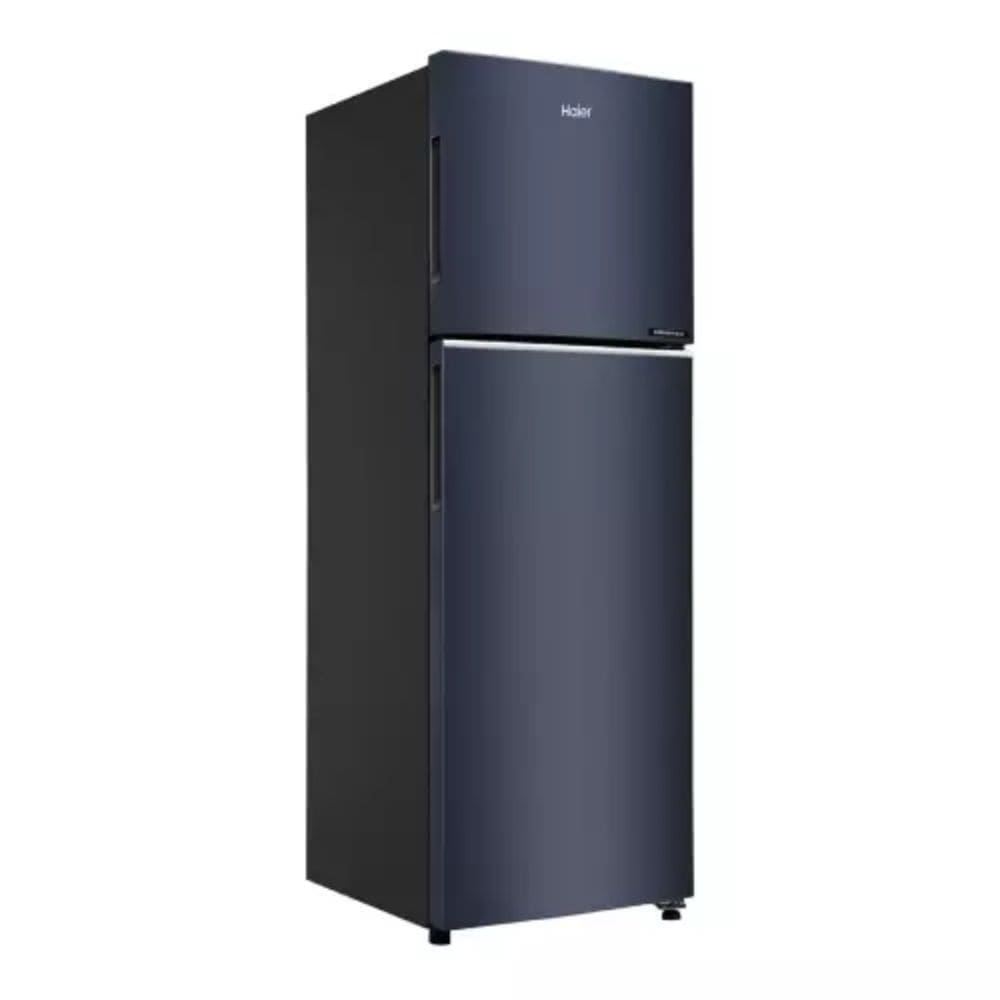Haier 240 Ltrs, 2 Star Double Door Top Mount Refrigerator (HRF 3182IBGKA P, Graphite Black)