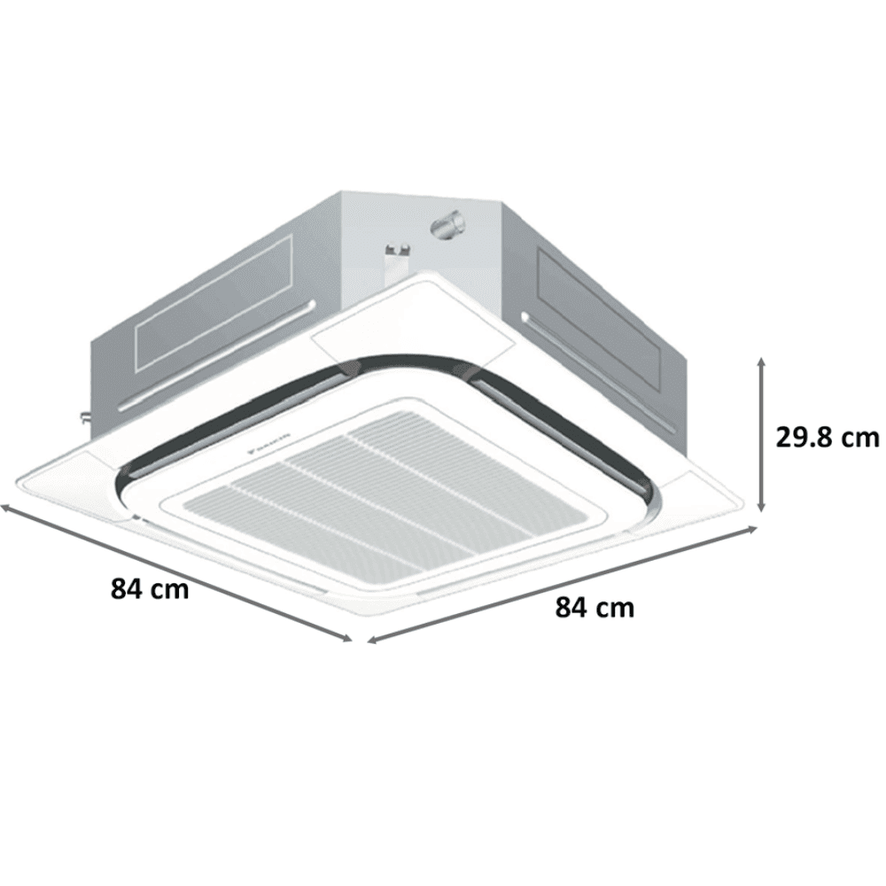 Daikin 2.8 ton 4 Star Inverter Cassette Air Conditioner (FCVF100ARV16)
