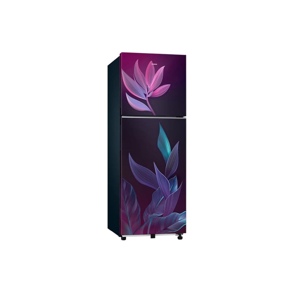 Samsung 236 Ltrs, 2 Star Digital Inverter Frost Free Double Door Refrigerator (RT40H28U2PRHL, Paradise Bloom Purple)