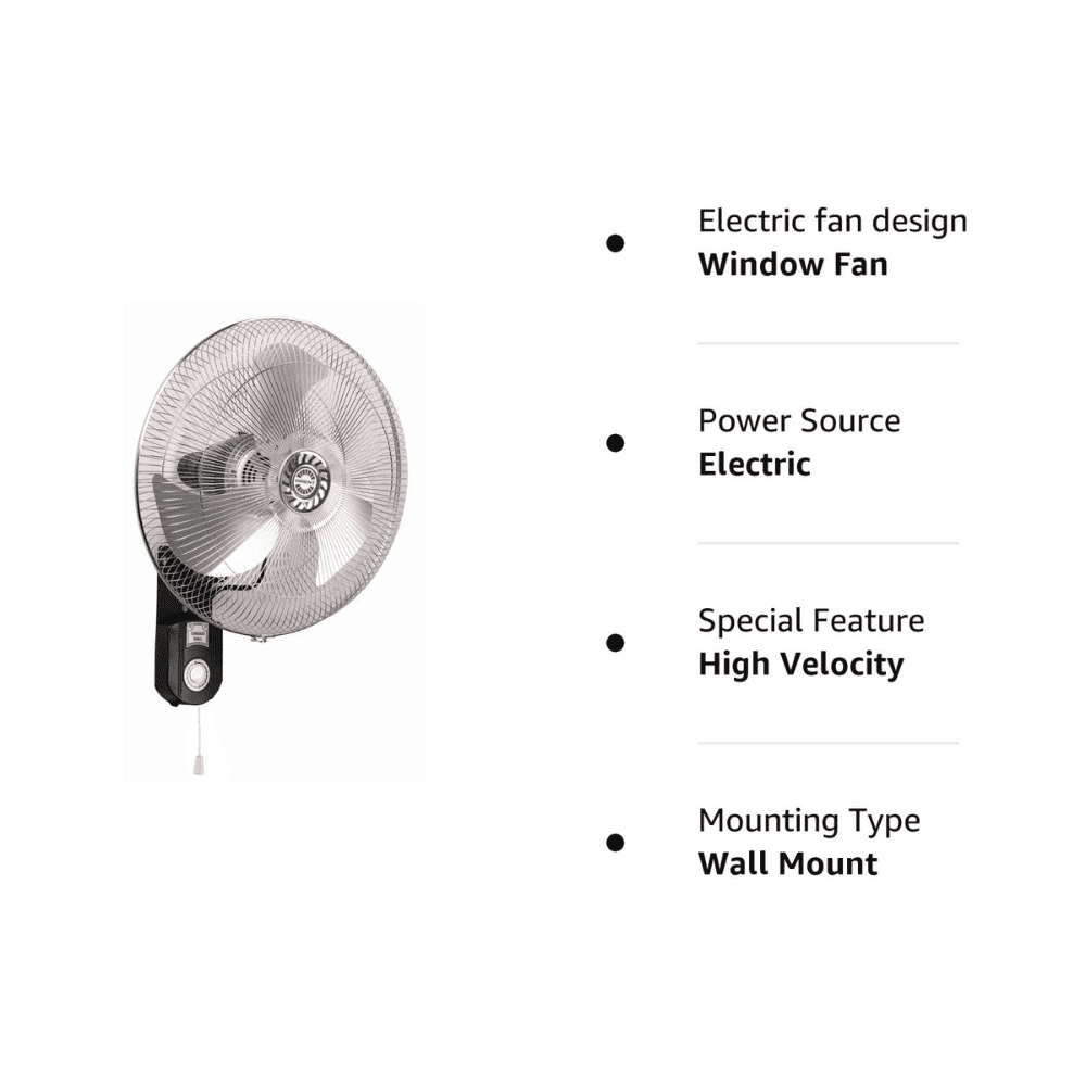 Orient TORNADO WALL-II, 450mm 3 Blade Wall Fan