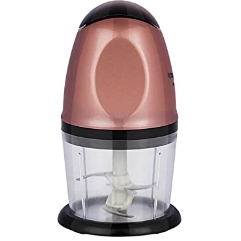 Morphy Richards Mini, 300 Watts DC Motor Chopper, Hand Wash with Built In Grinder (Copper Gold)