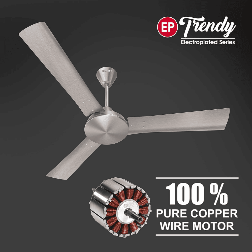 Havells EP TRENDY, 1200mm 3 Blade Air Ceiling Fan