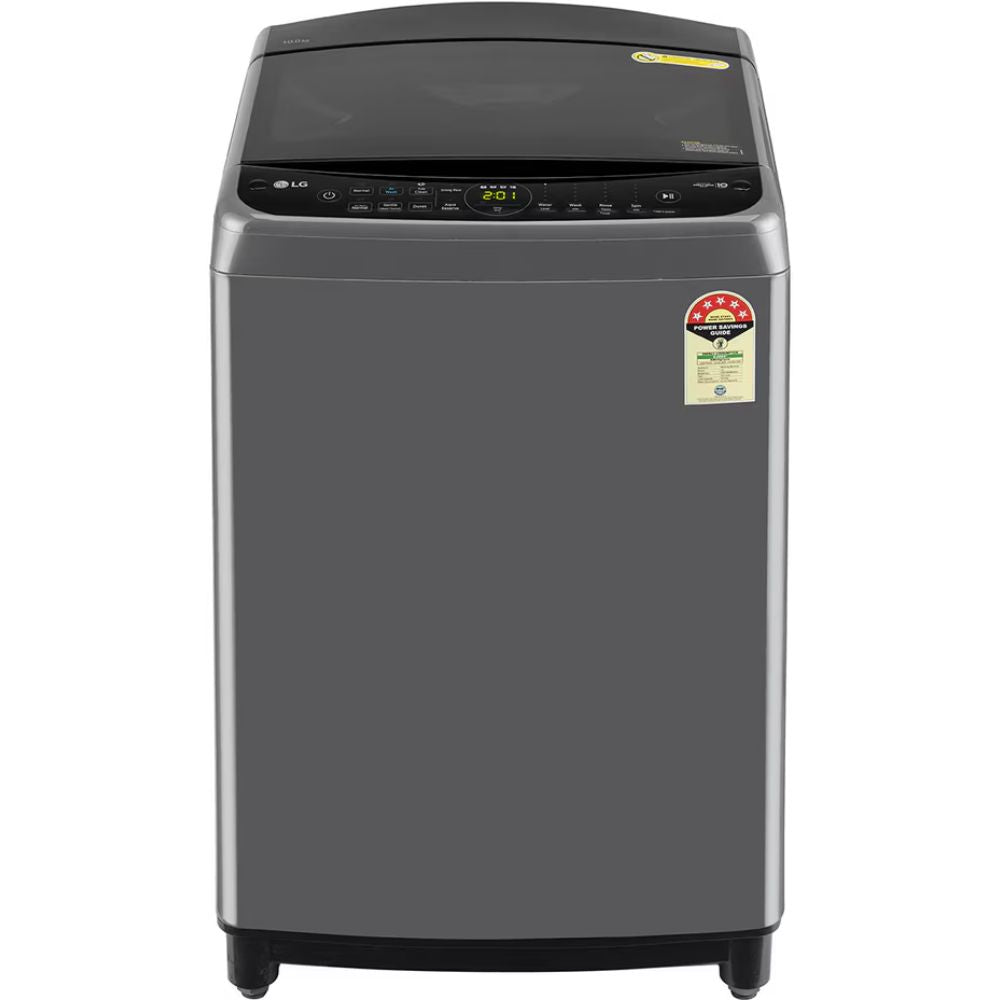 LG THD10NPM, 10 Kg 5 Star Fully-Automatic Top Load Washing Machine (Middle Black, Smart Inverter)