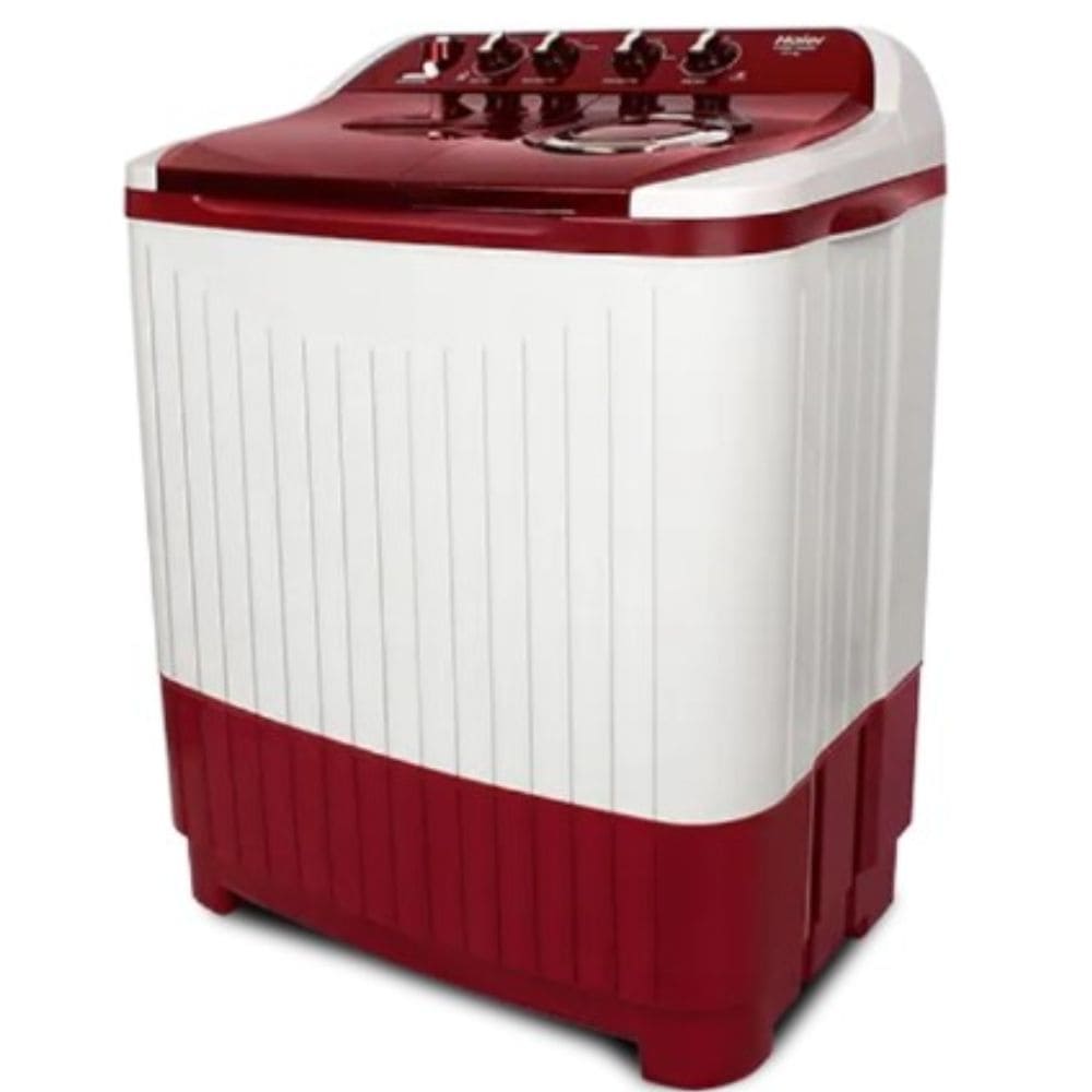 Haier 7.5 Kg 5 Star Semi-Automatic Top Load Washing machine (HTW75-185,Red)