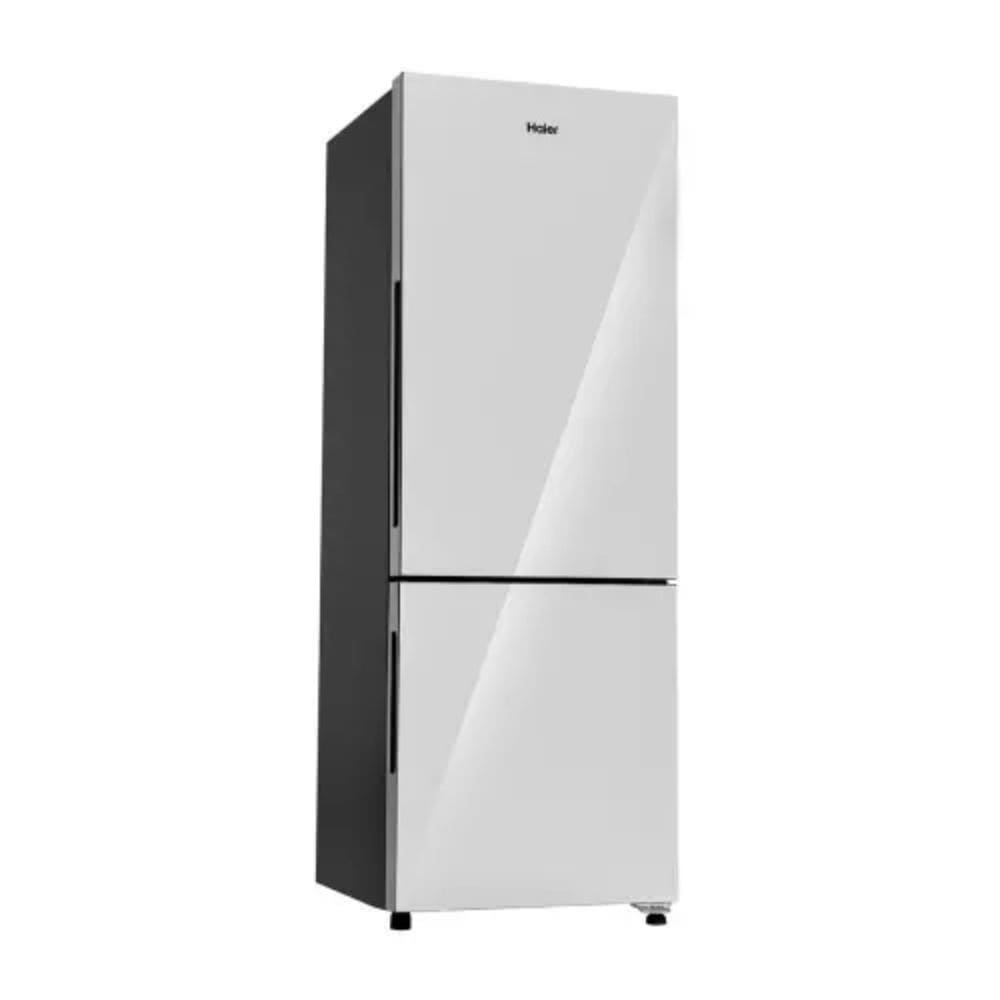 Haier 237 Ltrs, 2 Star Frost Free Double Door Bottom Mount Refrigerator (HRB 2872EMGA P, Mirror Glass)