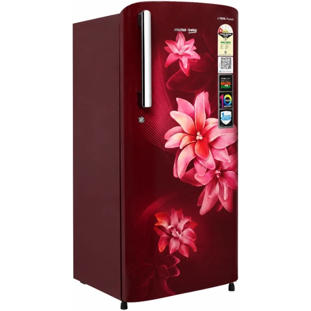 Voltas Beko 175 Ltrs, 2 Star Direct Cool Single Door Refrigerator (RDC208D1)