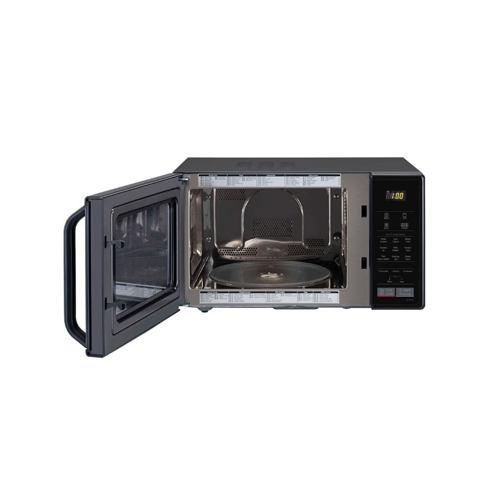 LG 21 Ltrs Stainless Steel Cavity Convection Microwave Oven (MC2146BL,Glossy Black)