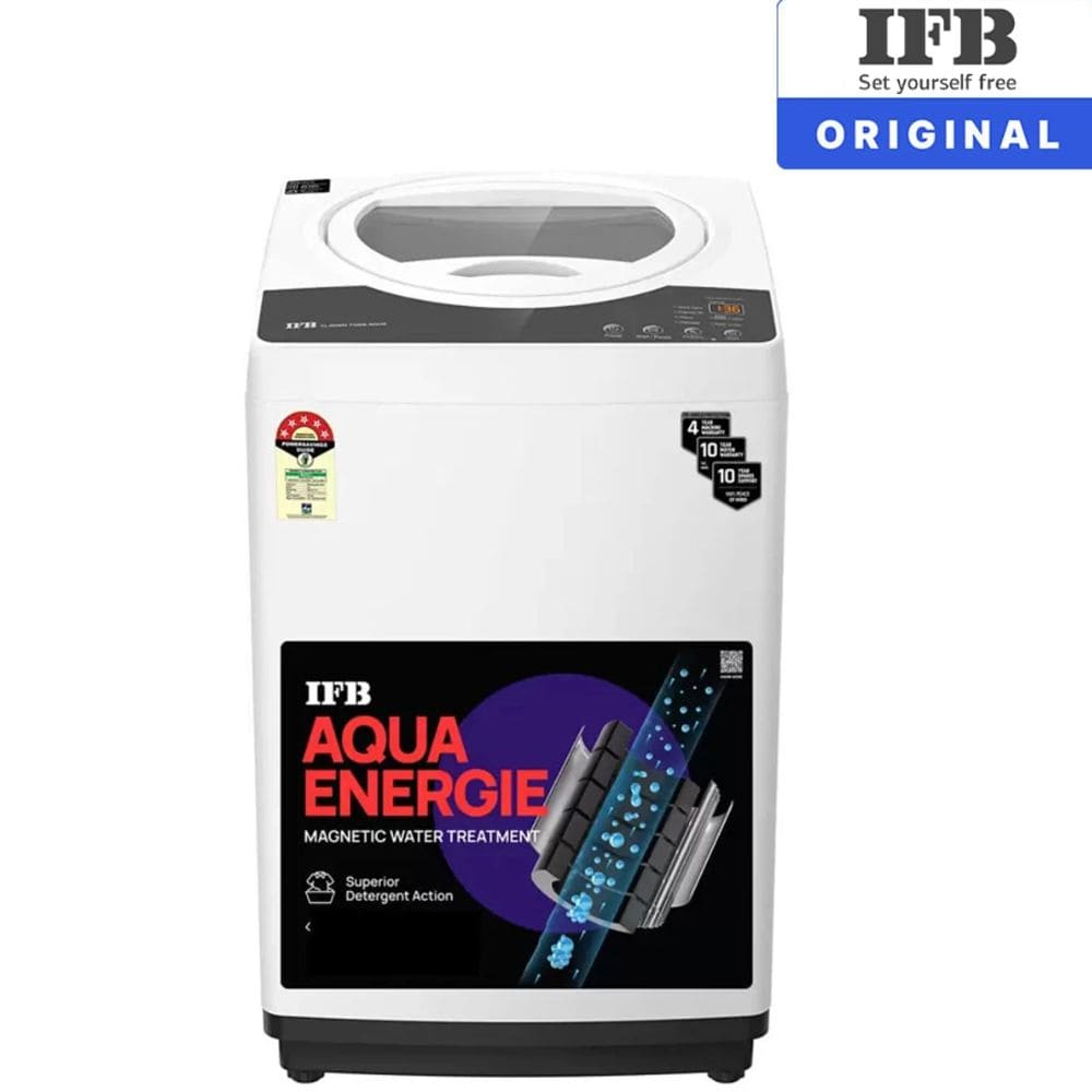 IFB 7 Kg 5 star Fully-Automatic Top Load Washing Machine (TL-R1WH 7.0KG AQUA, white)