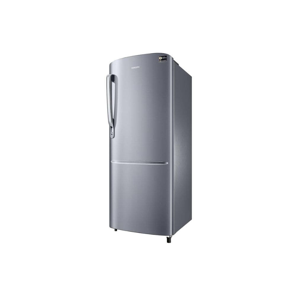 Samsung 223 Ltrs, 3 Star Digital Inverter, Direct Cool Single Door Refrigerator (RR24H2723S8, Elegant Inox)