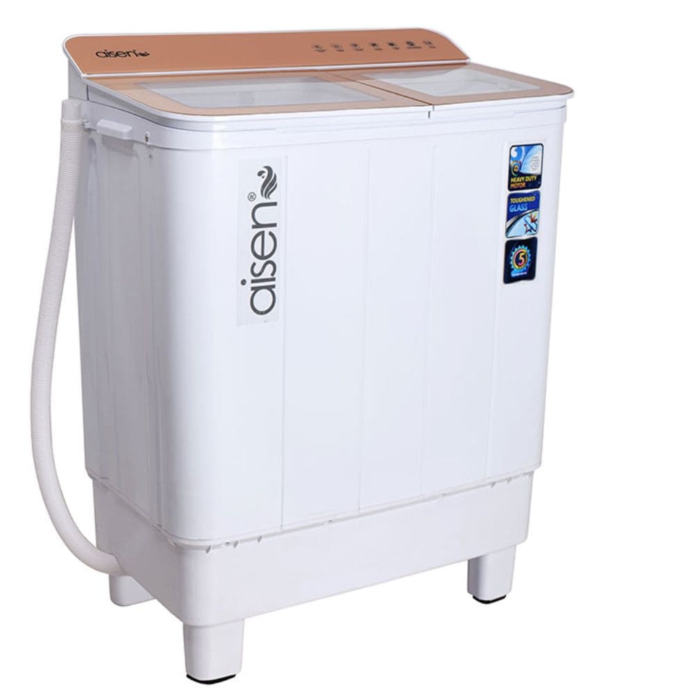 Aisen 7 Kg 5 Star Semi-Automatic Top Load Washing machine (A70SWT640,White)