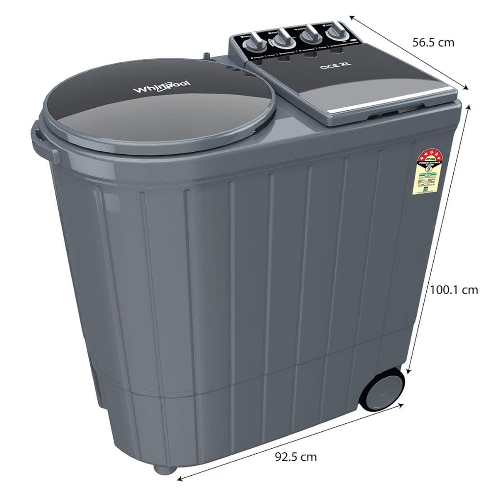 Whirlpool 9 Kg 5 Star Semi-Automatic Top Load Washing Machine (ACE XL 9 DMIX GREY DAZZLE)