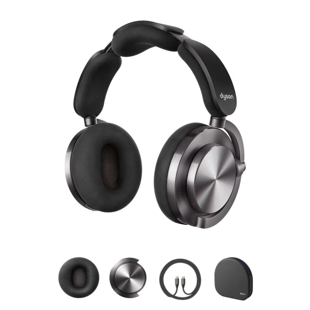 Dyson Zone WP02, Absolute Noise-Cancelling OnTrac Headphones, Black & Nickel Row(581667-01)