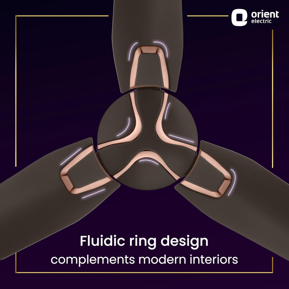 Orient Electric Jazz, 600mm 3 Blade Designer Ceiling Fan