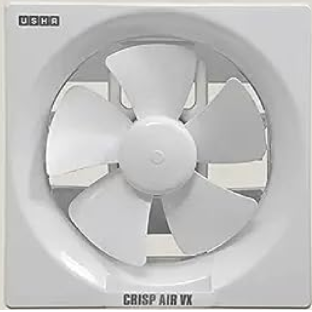 Usha 200mm Anti-Rust Body ventilating Air Exhaust Fan (Crisp VX WH)