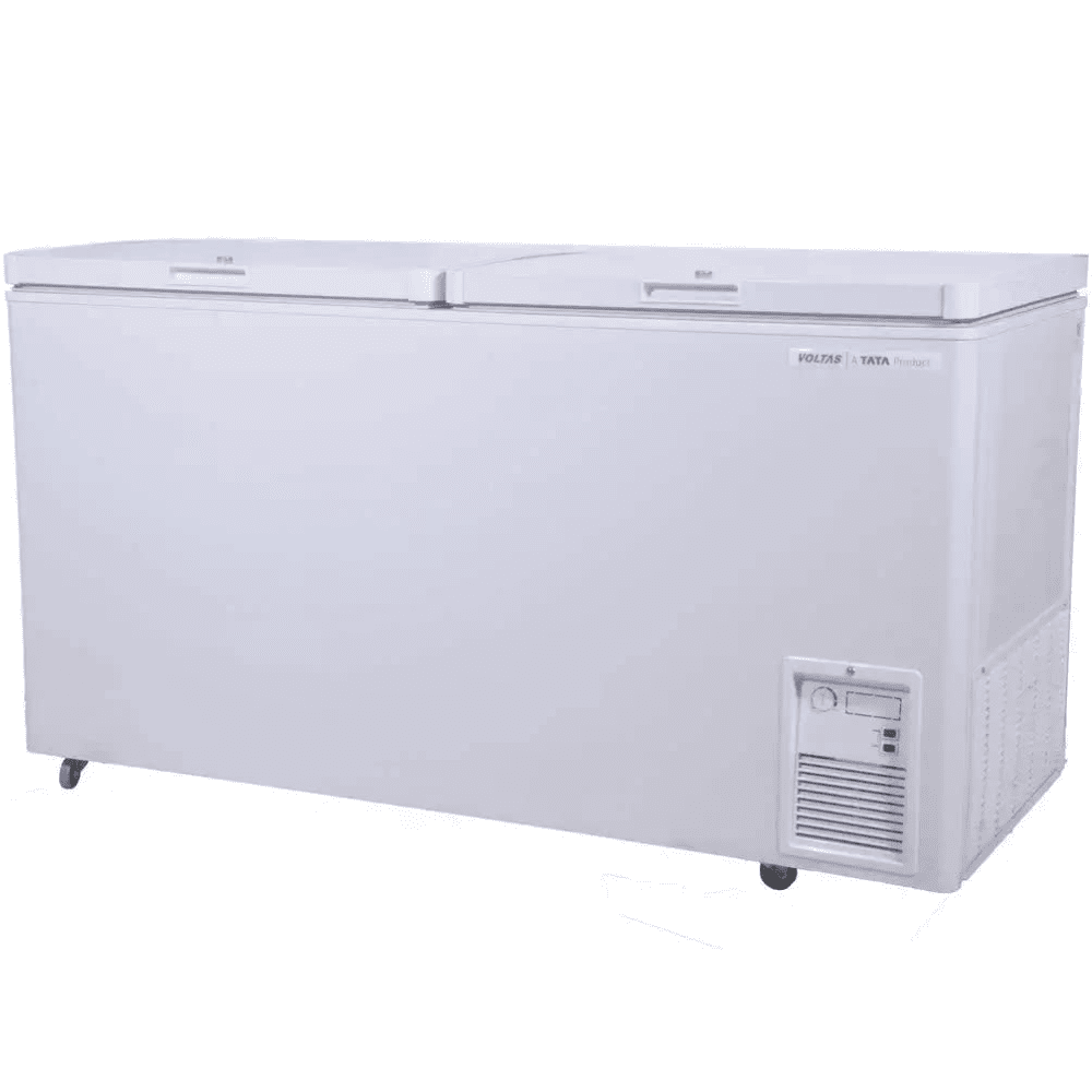 Voltas CF HT 500 DD P, 500 Ltrs Double Door Standard Deep Freezer, White