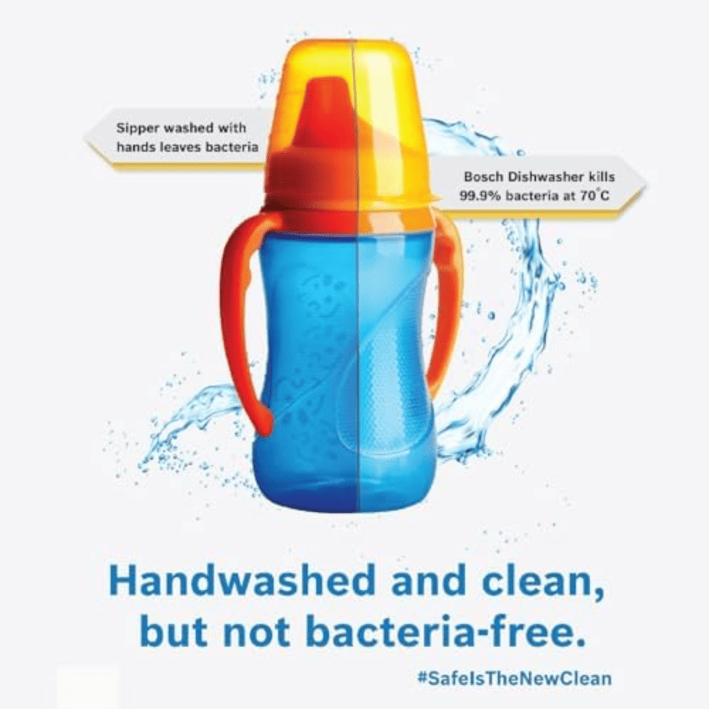 Bosch 13 Place Setting Free Standing Dishwasher with extra dry and hygienic (SMS66GI01I)