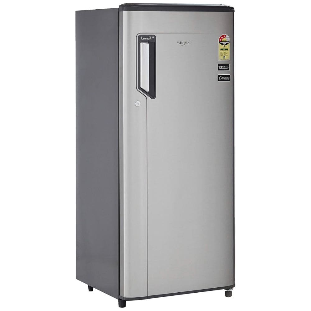 Whirlpool 245 Ltrs, 3 Star Direct Cool Single Door Refrigerator (260 IMPRO PRM 3S ALPHA STEEL, Alpha Steel)