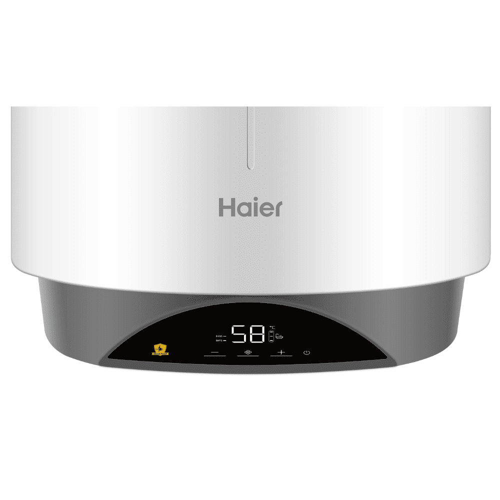 Haier 50 Ltrs Vertical Storage 5 Star, Wall Mounting Water Heater Geyser (ES50V, White)