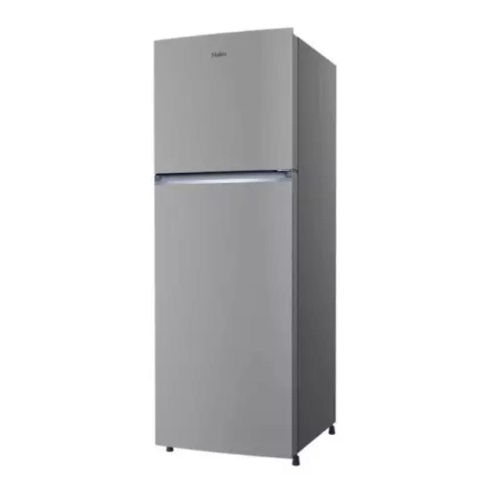 Haier 240 Ltrs, 2 Star Frost Free Double Door Refrigerator (HRF 2902IEMSA P,Moon Silver)