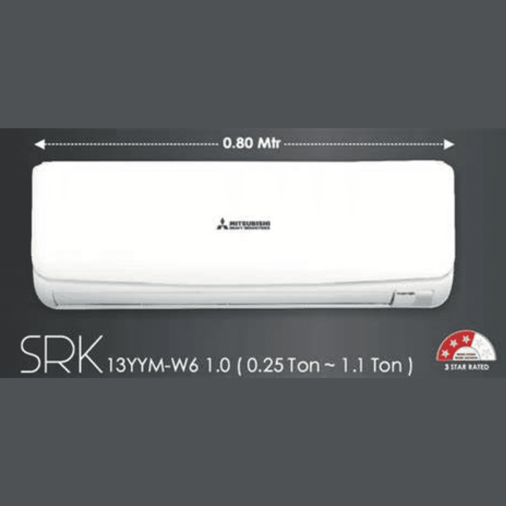 Mitsubishi Heavy Duty 1.0 Ton 3 Star Inverter Split Air Conditioner (SRK13YYM-W6)