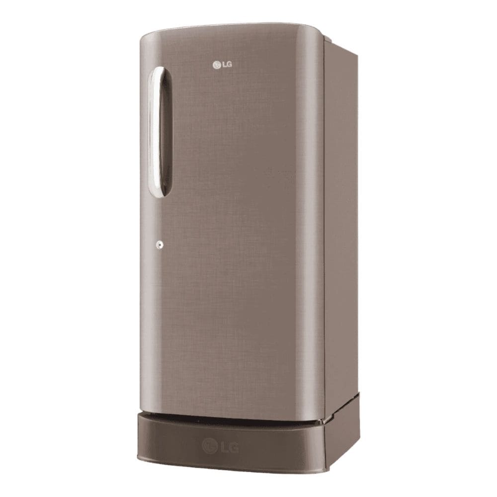 LG 224 Ltrs, 3 Star Direct Cool Single Door Refrigerator (GL-D2336ZAFS.DFSZEBN, Fawn Steel)