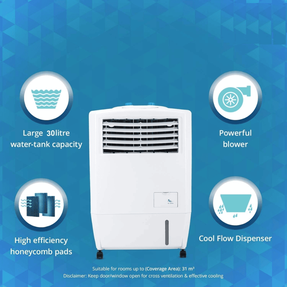 Symphony Mastercool30L, 30 Ltrs Personal Air Cooler With Powerful Blower