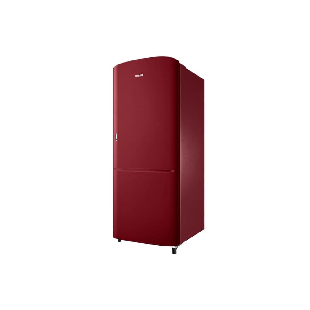 Samsung 183 Ltrs, 2 Star Digital Inverter, Direct Cool Single Door Refrigerator (RR20H11C2RH, Scarlet Red)