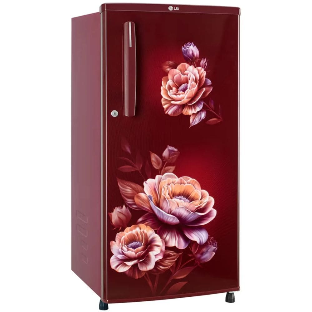 LG 180 Ltrs, 1 Star Direct Cool Single Door Refrigerator (GLD1816WOWR, Wine Rose)