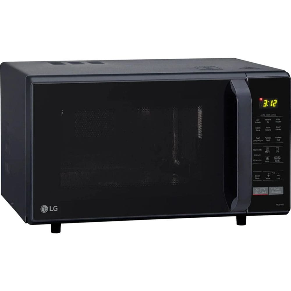 LG 28 Ltrs Stainless Steel Cavity Convection Microwave Oven All in One (MC2846BG,Black)