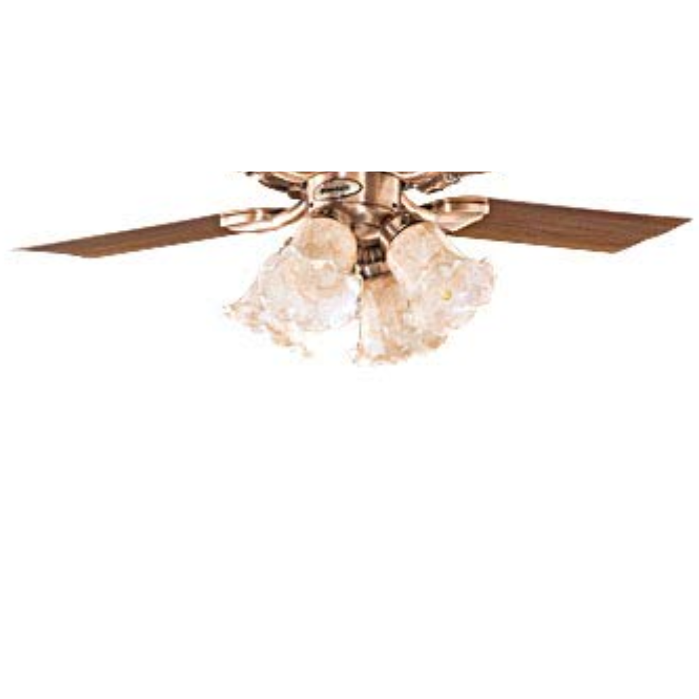 Breezalit 1200mm 4 Blade Decorative Modern Ceiling Fan (Venus Copper)