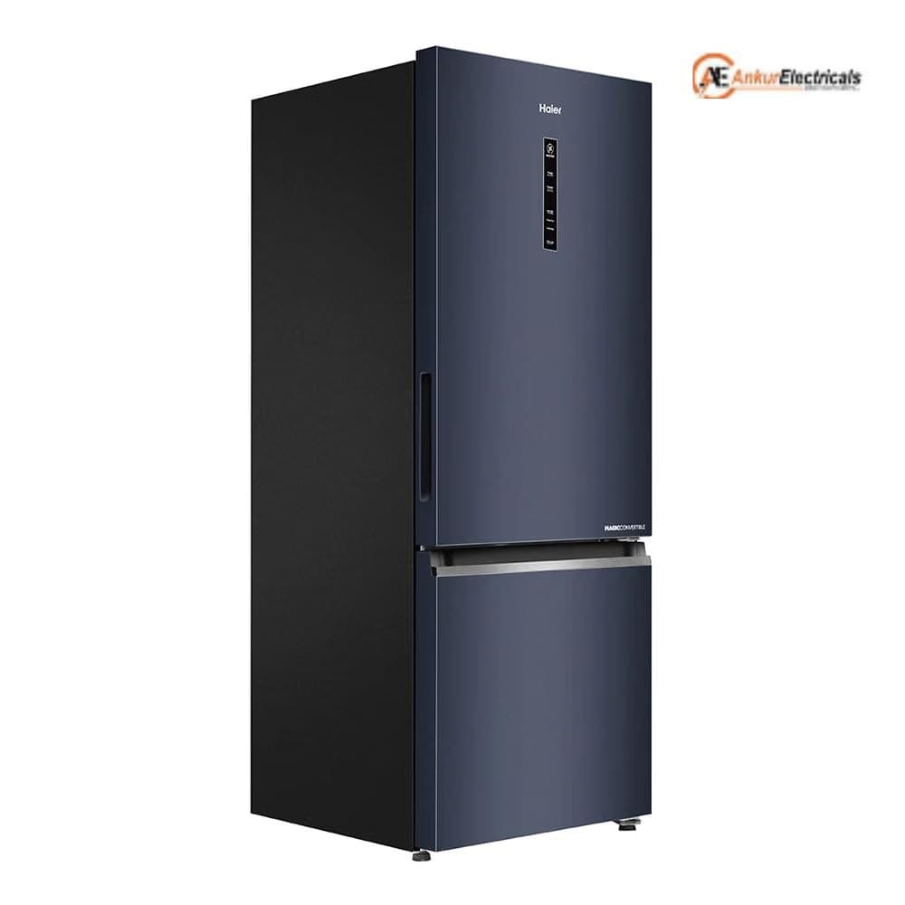 Haier 325L 2 Star Triple Inverter Frost Free Double Door Refrigerator (HRB 3752BGKA P,Graphite Black)