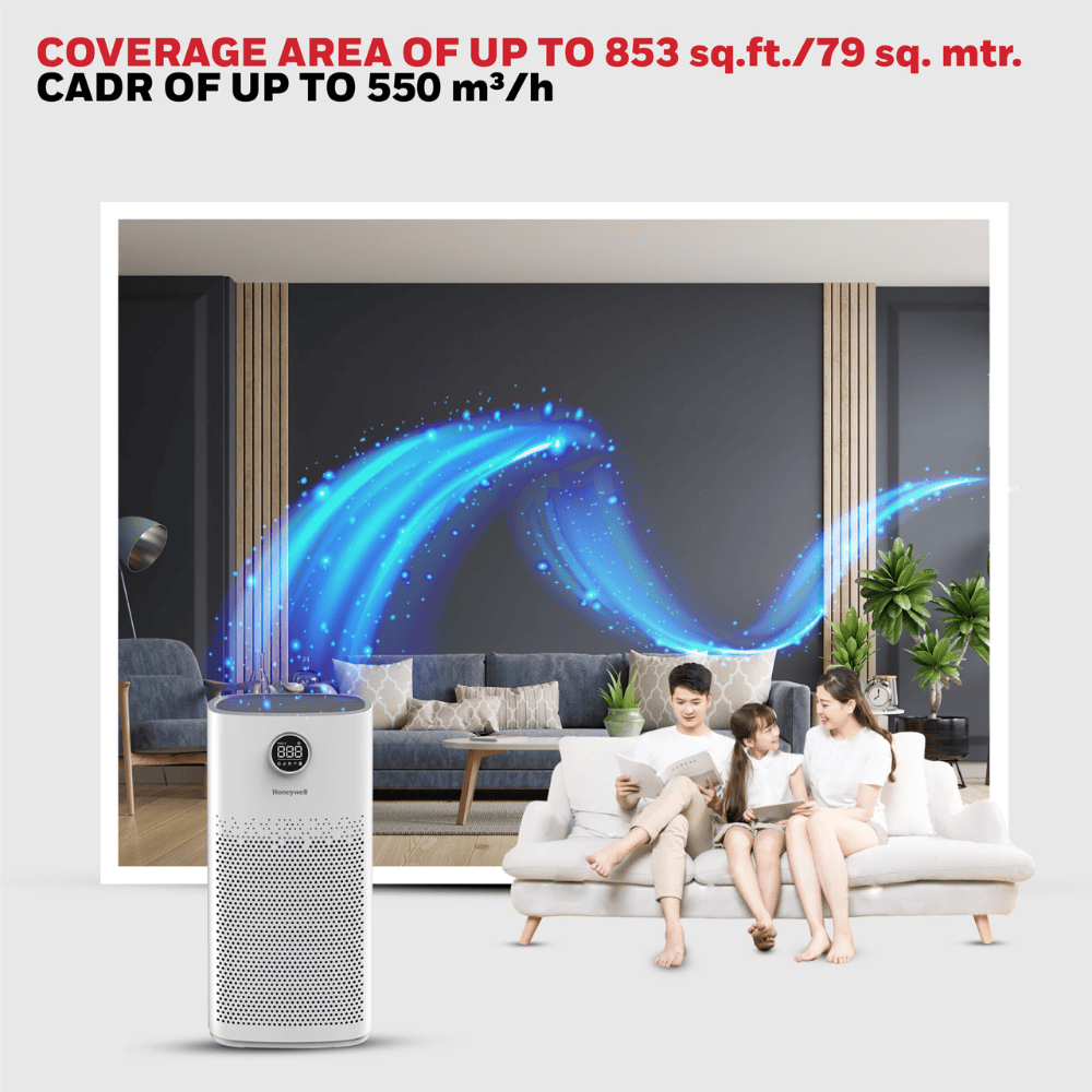 Honeywell Air Touch P2, Smart Wi-Fi Portable Air Purifier, H13 HEPA, Anti-Bacterial Filter