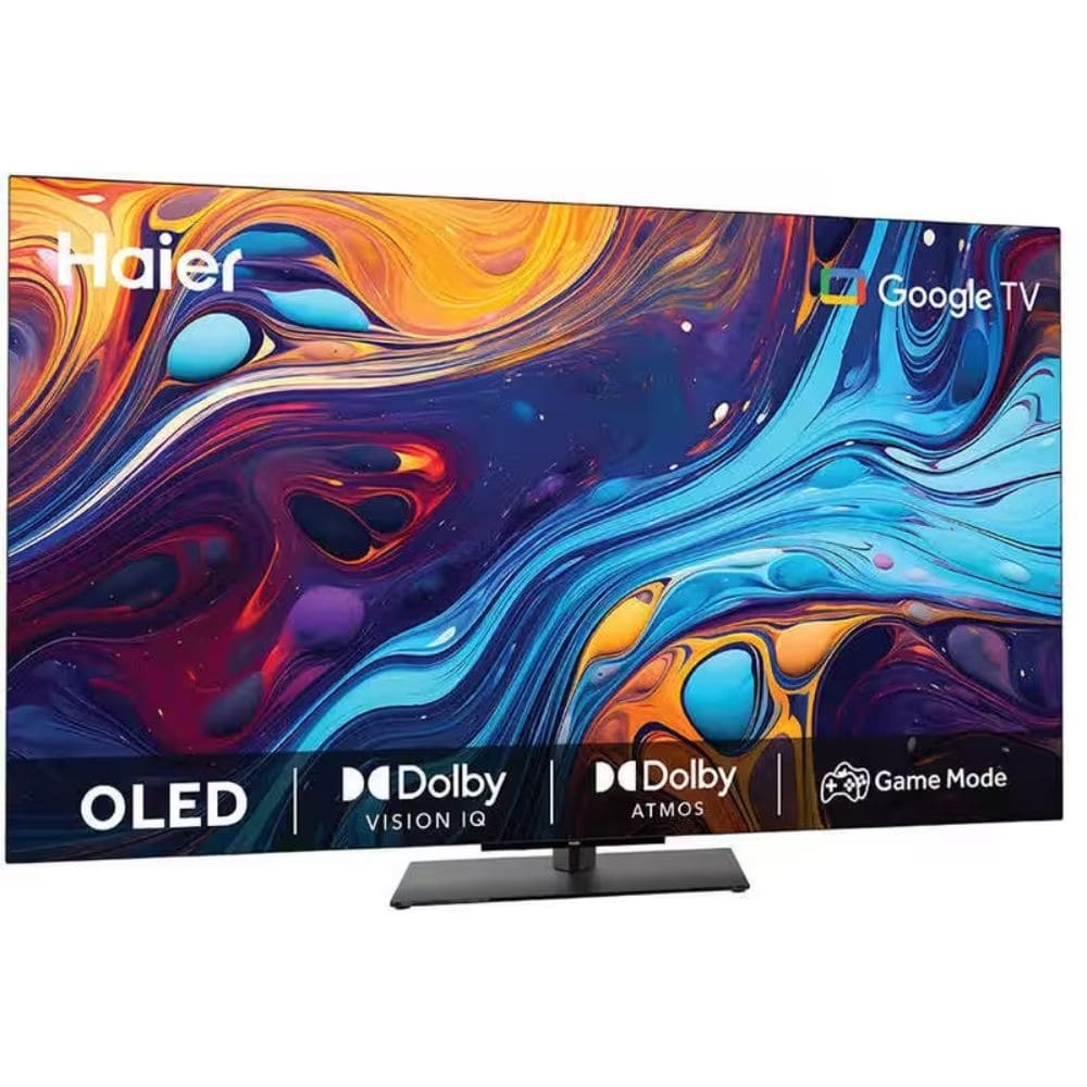 Haier H65C90EUX, 65 Inches 4K Ultra HD OLED TV, Crystal Black