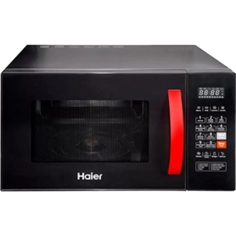 Haier 23 Ltrs Stainless Steel Convection Microwave Oven (HIL2302CRSH,Black)