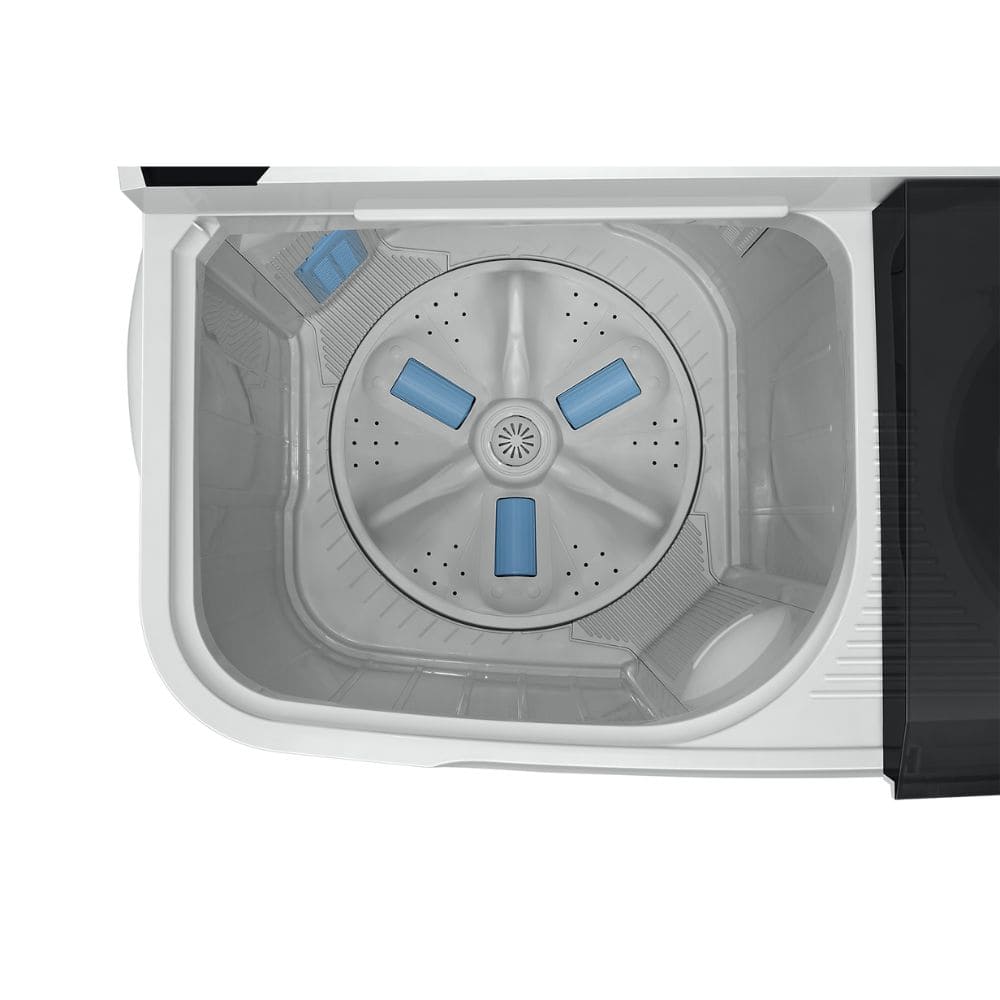 LG 8 Kg 5 Star Semi-Automatic Top Load Washing machine (P8525SGAZ, Grey)